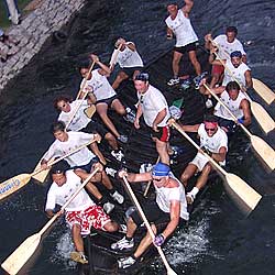 Marathon des bateaux sur la Neretva